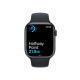Apple Watch Series 7 GPS + Cellular 45mm Midnight Aluminum Case w. Midnight S. Band (MKJ73)