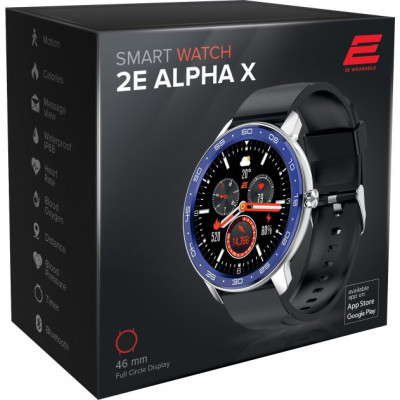 2E ALPHA X 46mm Silver-Blue (2E-CWW30SLBL)