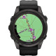 Garmin Fenix 7S Pro Solar Carbon Gray with Black Silicone (010-02776-54)