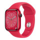 Apple Watch Series 8 GPS 41mm PRODUCT RED Aluminum Case w. PRODUCT RED S. Band - S/M (MNUG3)