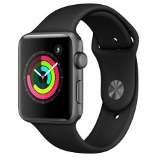 Apple Watch Series 3 GPS 38mm Space Gray with Black Sport Band (MTF02)