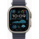 Apple Watch Ultra 2 GPS + Cellular 49mm Natural Titanium Case w. Navy Ocean Band (MX4D3)