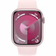 Apple Watch Series 9 GPS 41mm Pink Aluminum Case w. Light Pink S. Band - S/M (MR933)