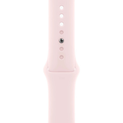 Apple Watch Series 9 GPS 41mm Pink Aluminum Case w. Light Pink S. Band - S/M (MR933)