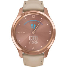 Garmin vivomove Luxe Rose Gold-Beige Leather (010-02241-21)