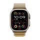 Apple Watch Ultra 2 GPS + Cellular 49mm Natural Titan. Case w. Tan Alpine Loop - Large (MX4H3)