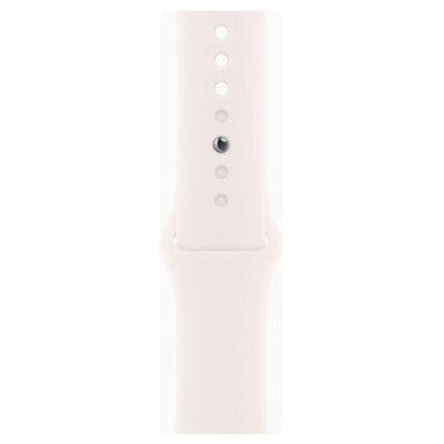 Apple Watch Series 10 GPS + Cellular 46mm Rose Gold Alu. Case w. Light Blush Sport Band - S/M (MWY63)