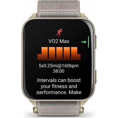 Garmin Venu X1 Soft Gold Titanium and French Grey Nylon (010-02980-33/08)