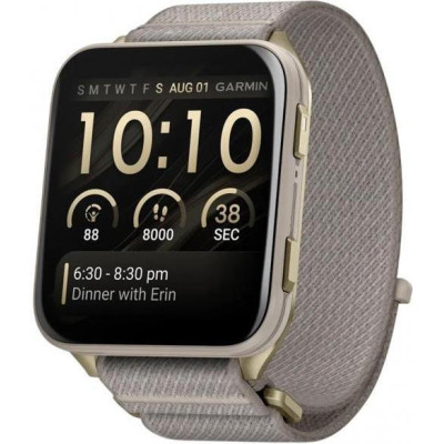 Garmin Venu X1 Soft Gold Titanium and French Grey Nylon (010-02980-33/08)