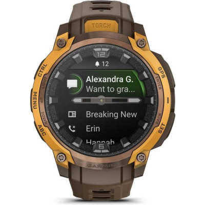 Garmin Instinct Crossover AMOLED Bronze/Sunburst (010-03398-01)