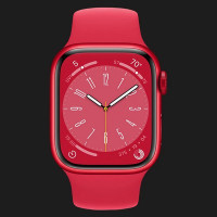 Apple Watch Series 8 GPS 41mm PRODUCT RED Aluminum Case w. PRODUCT RED S. Band - M/L (MNUH3)