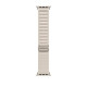 Apple Watch Ultra GPS + Cellular 49mm Titanium Case with Starlight Alpine Loop - Large MQFD3