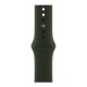 Apple Watch Series 6 GPS + Cellular 44mm Gold Stainless Steel Case w. Cyprus Green Sport B. (M07N3/M09F3)