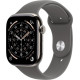 Apple Watch Series 11 GPS + Cellular 46mm Natural Titanium Case с Stone Grey Sport Band - M/L (MFCX4)