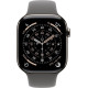 Apple Watch Series 11 GPS + Cellular 46mm Natural Titanium Case с Stone Grey Sport Band - M/L (MFCX4)