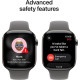 Apple Watch Series 11 GPS + Cellular 46mm Natural Titanium Case с Stone Grey Sport Band - M/L (MFCX4)
