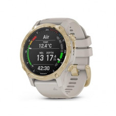 Garmin Descent Mk2S Light Gold with Light Sand Silicone Band (010-02403-01)