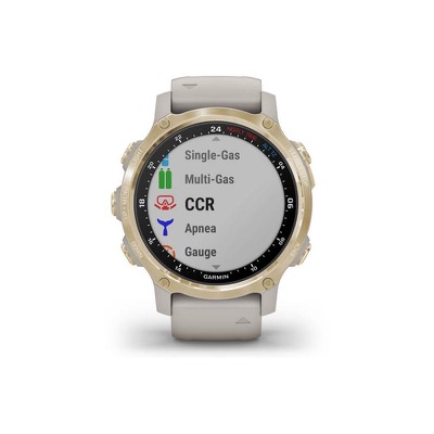 Garmin Descent Mk2S Light Gold with Light Sand Silicone Band (010-02403-01)