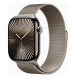 Apple Watch Series 10 GPS + Cellular 46mm Natural Titanium Case w. Natural Milanese Loop - M/L (MWYC3)