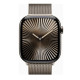 Apple Watch Series 10 GPS + Cellular 46mm Natural Titanium Case w. Natural Milanese Loop - M/L (MWYC3)