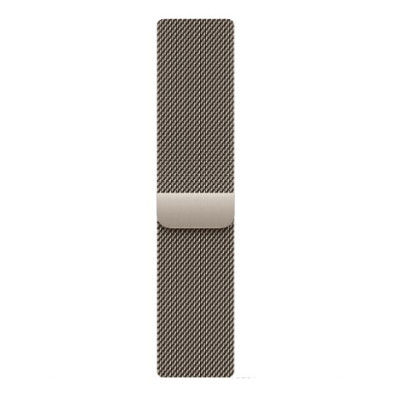 Apple Watch Series 10 GPS + Cellular 46mm Natural Titanium Case w. Natural Milanese Loop - M/L (MWYC3)