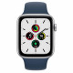 Apple Watch SE GPS 40mm Silver Aluminum Case w. Abyss Blue S. Band (MKNY3)