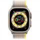 Apple Watch Ultra GPS + Cellular 49mm Titanium Case з Yellow/Beige Trail Loop - M/L (MQF23/MQFU3)