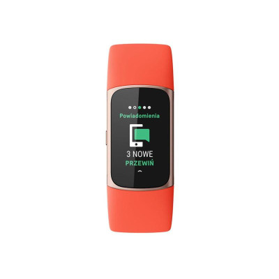 Fitbit Charge 6 Coral / Champagne Gold Aluminum