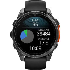 Garmin Fenix 8 47mm AMOLED Slate Gray with Black Silicone Band (010-02904-00)