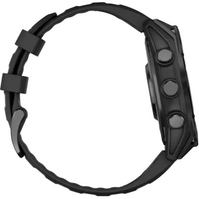 Garmin Fenix 8 47mm AMOLED Slate Gray with Black Silicone Band (010-02904-00)