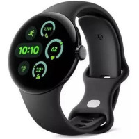 Google Pixel Watch 3 41 mm LTE Matte Black Aluminum Case/Obsidian Active Band