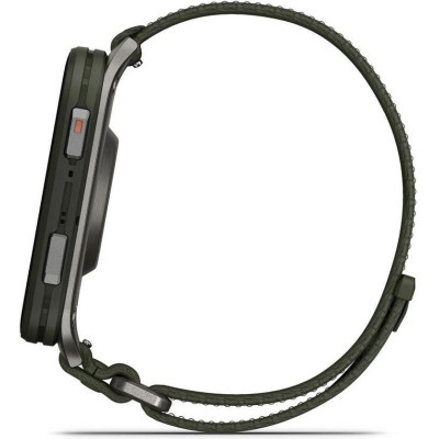 Garmin Venu X1 Black with Slate Titanium Caseback and Black ComfortFit Nylon Band (010-02980-00/02)
