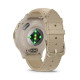 Garmin Venu 3 Soft Gold S. Steel Bezel w. French Gray Case and Leather Band (010-02785-55)