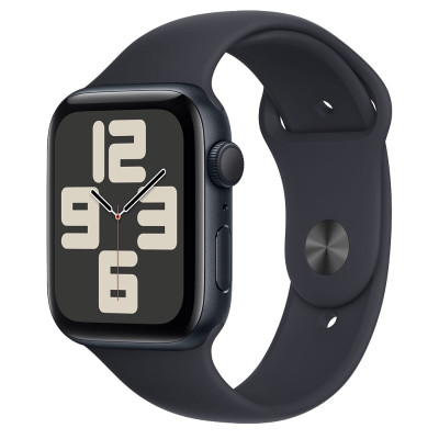 Apple Watch SE 2 GPS 44mm Midnight Aluminium Case with Midnight Sport Band S/M (MRE73)