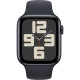 Apple Watch SE 2 GPS 44mm Midnight Aluminium Case with Midnight Sport Band S/M (MRE73)