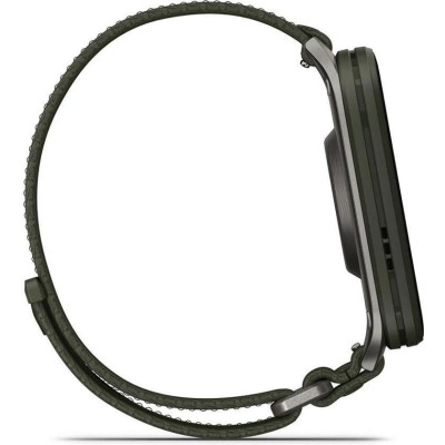 Garmin Venu X1 Moss with Titanium Caseback and Moss ComfortFit Nylon Band (010-02980-01/03)
