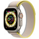 Apple Watch Ultra GPS + Cellular 49mm Titanium Case з Yellow/Beige Trail Loop - S/M (MNHD3/MNHK3)