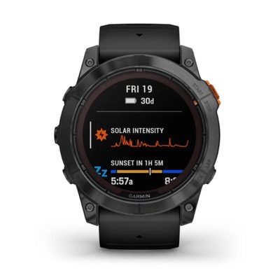 Garmin Fenix 7X Pro Solar Slate Gray w. Black Band (010-02778-00/01)