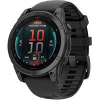 Garmin Fenix E 47mm AMOLED Slate Gray Steel with Black Silicone Band (010-03025-03/01)