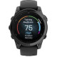 Garmin Fenix E 47mm AMOLED Slate Gray Steel with Black Silicone Band (010-03025-03/01)