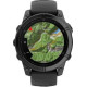 Garmin Fenix E 47mm AMOLED Slate Gray Steel with Black Silicone Band (010-03025-03/01)