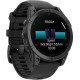Garmin Fenix E 47mm AMOLED Slate Gray Steel with Black Silicone Band (010-03025-03/01)