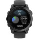 Garmin Fenix E 47mm AMOLED Slate Gray Steel with Black Silicone Band (010-03025-03/01)