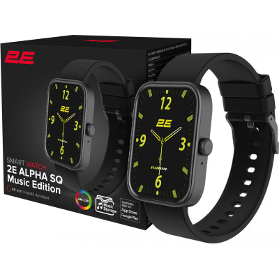 2E Alpha SQ Music Edition 46mm Black (2E-CWW40BK)
