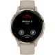 Garmin Venu 3S Soft Gold S. Steel Bezel w. French Gray Case and S. Band (010-02785-02)