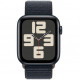 Apple Watch SE 2 GPS + Cellular 44mm Midnight Aluminum Case with Midnight Sport Loop (MRHA3)