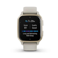 Garmin Venu Sq 2 – Music Edition Cream Gold Al. Bezel w. French Gray Case and S. Band (0010-02700-02/12)