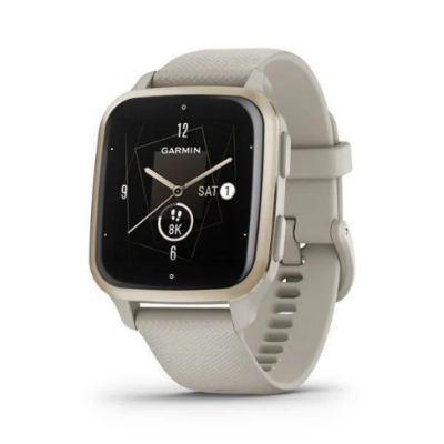 Garmin Venu Sq 2 – Music Edition Cream Gold Al. Bezel w. French Gray Case and S. Band (0010-02700-02/12)