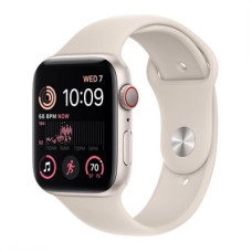 Apple Watch SE 2 GPS + Cellular 44mm Starlight Aluminum Case with Starlight Sport Band (MNPT3)