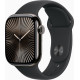 Apple Watch Series 10 GPS + Cellular 42mm Slate Titanium Case w. Black Sport Band - S/M (MWXG3)
